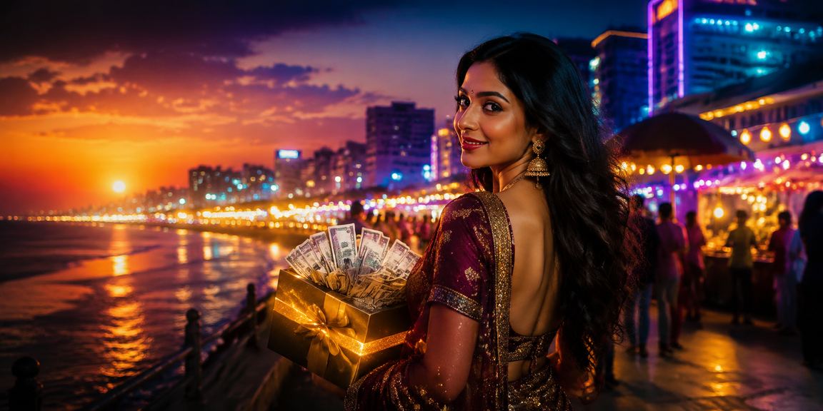 Night market in Chennai showing vibrant betting culture