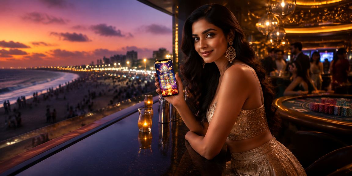 Mobile Teen Patti gaming with Casino and Bollywood style in Chennai Marina Beach